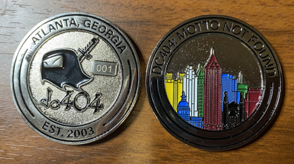 DC404 Challenge Coin
